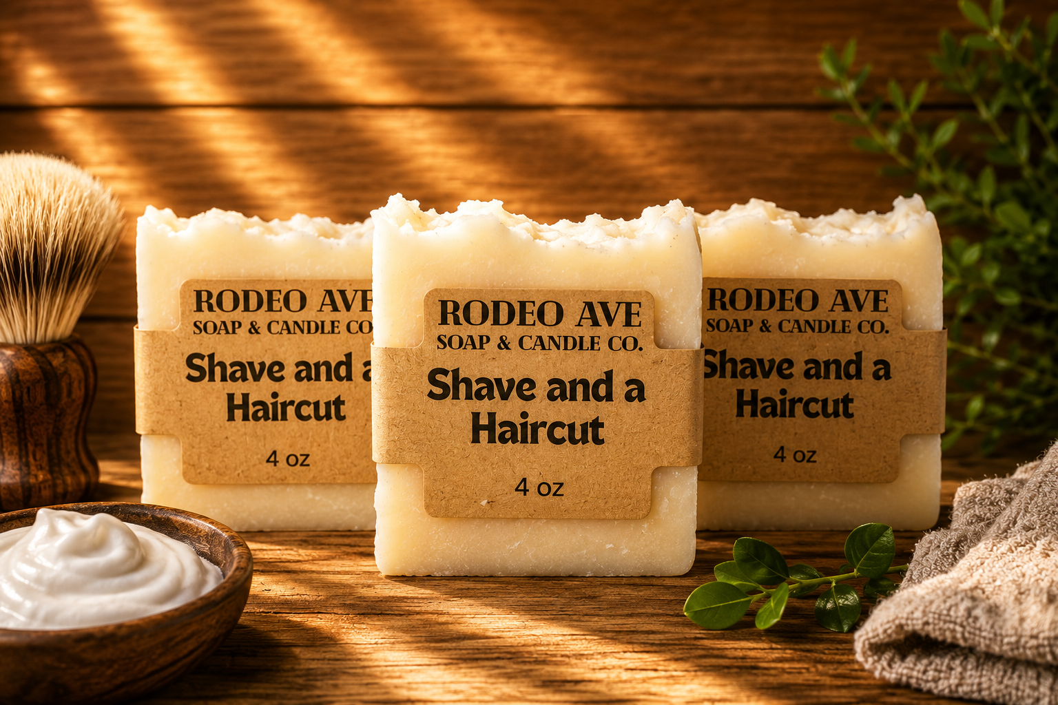 Shave and Haircut scented soap