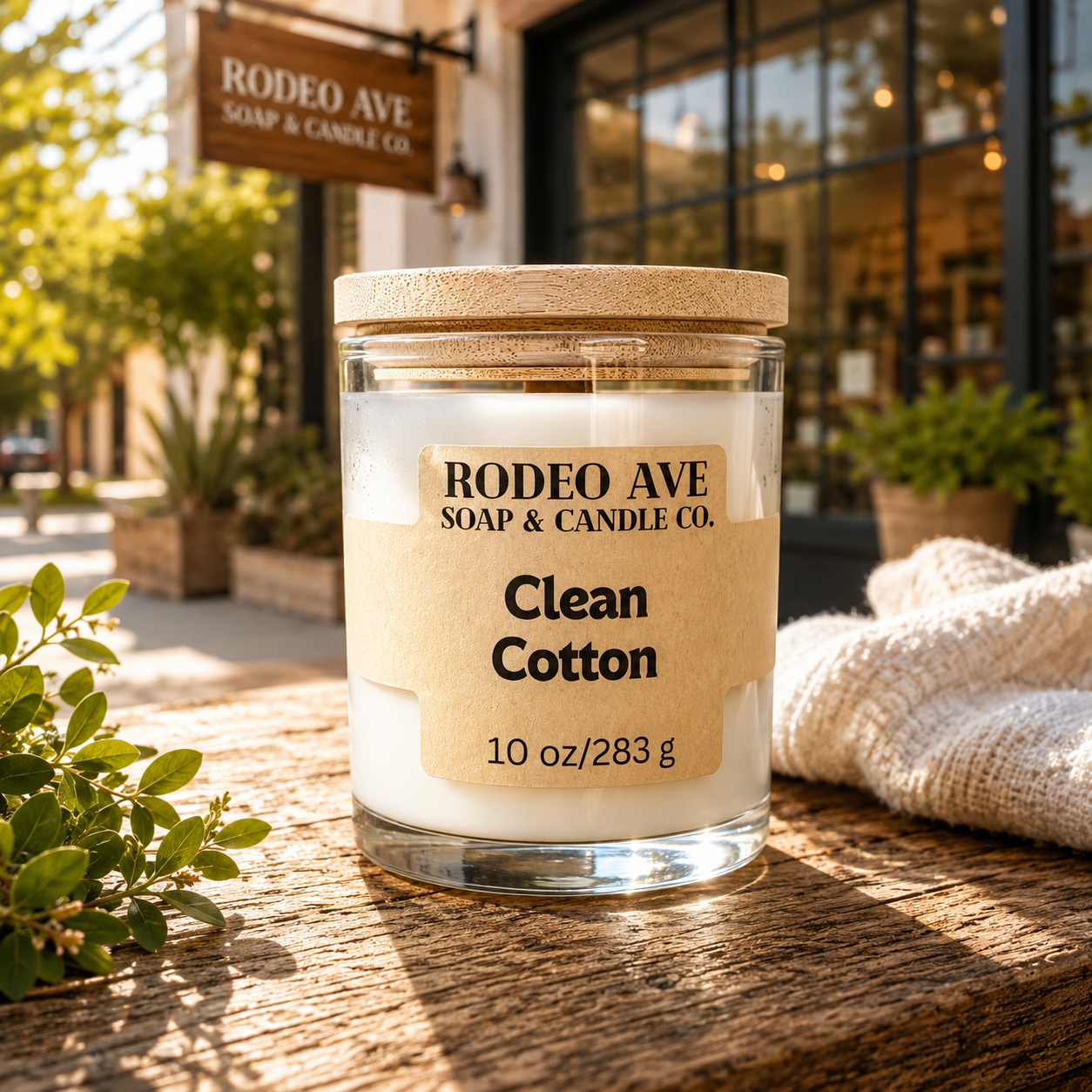 Clean Cotton scented candle