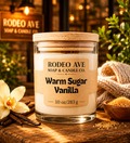 Warm Sugar Vanilla scented candle